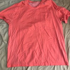 Salmon work out shirt